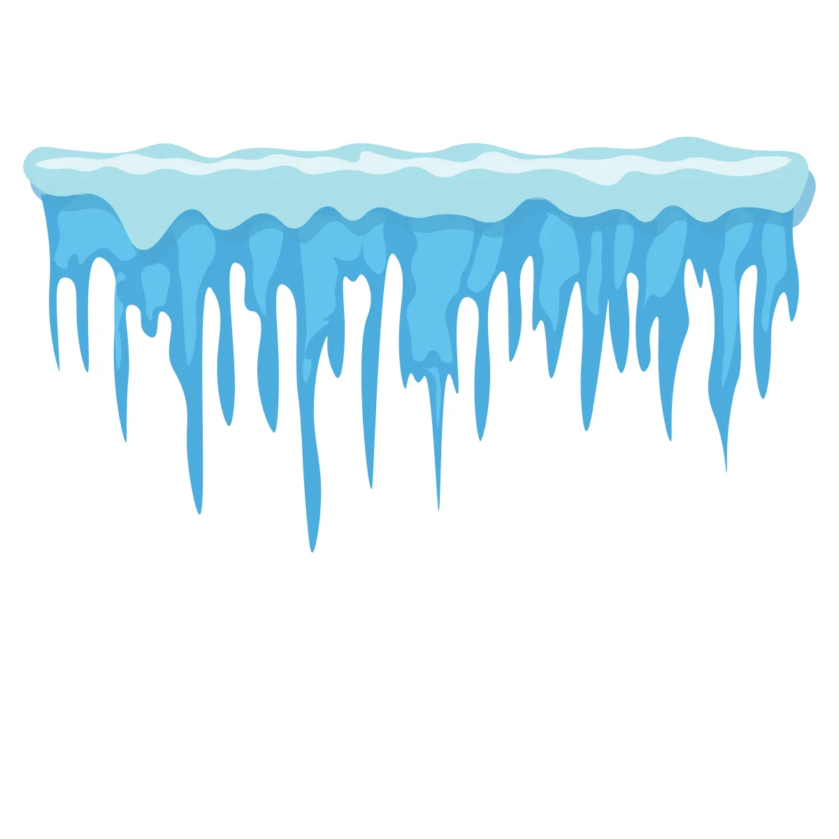 Free Icicle Border Template Clipart Template to Edit Online