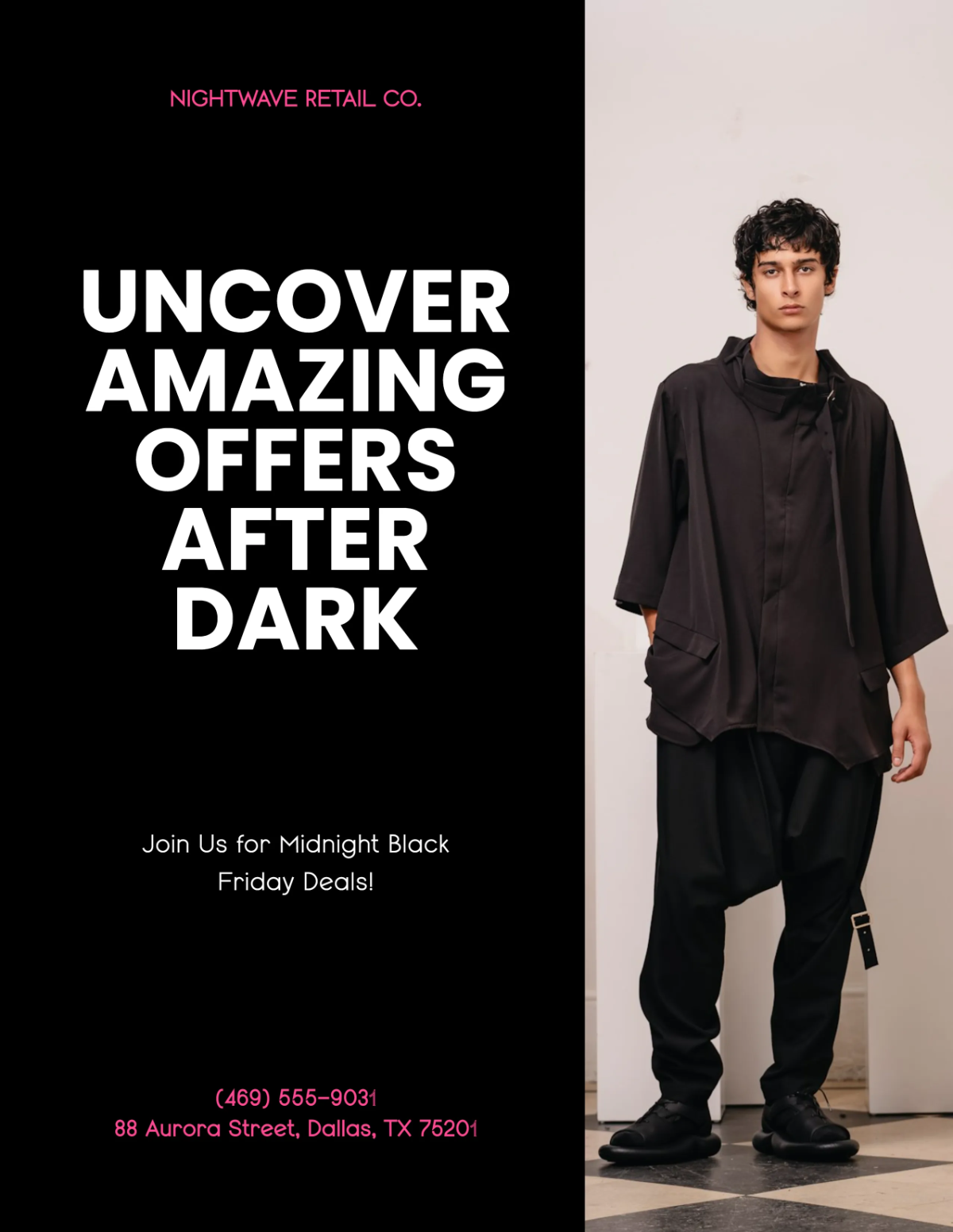 Free Midnight Black Friday Flyer Template to Edit Online Free Midnight Black Friday Flyer Template to Edit Online