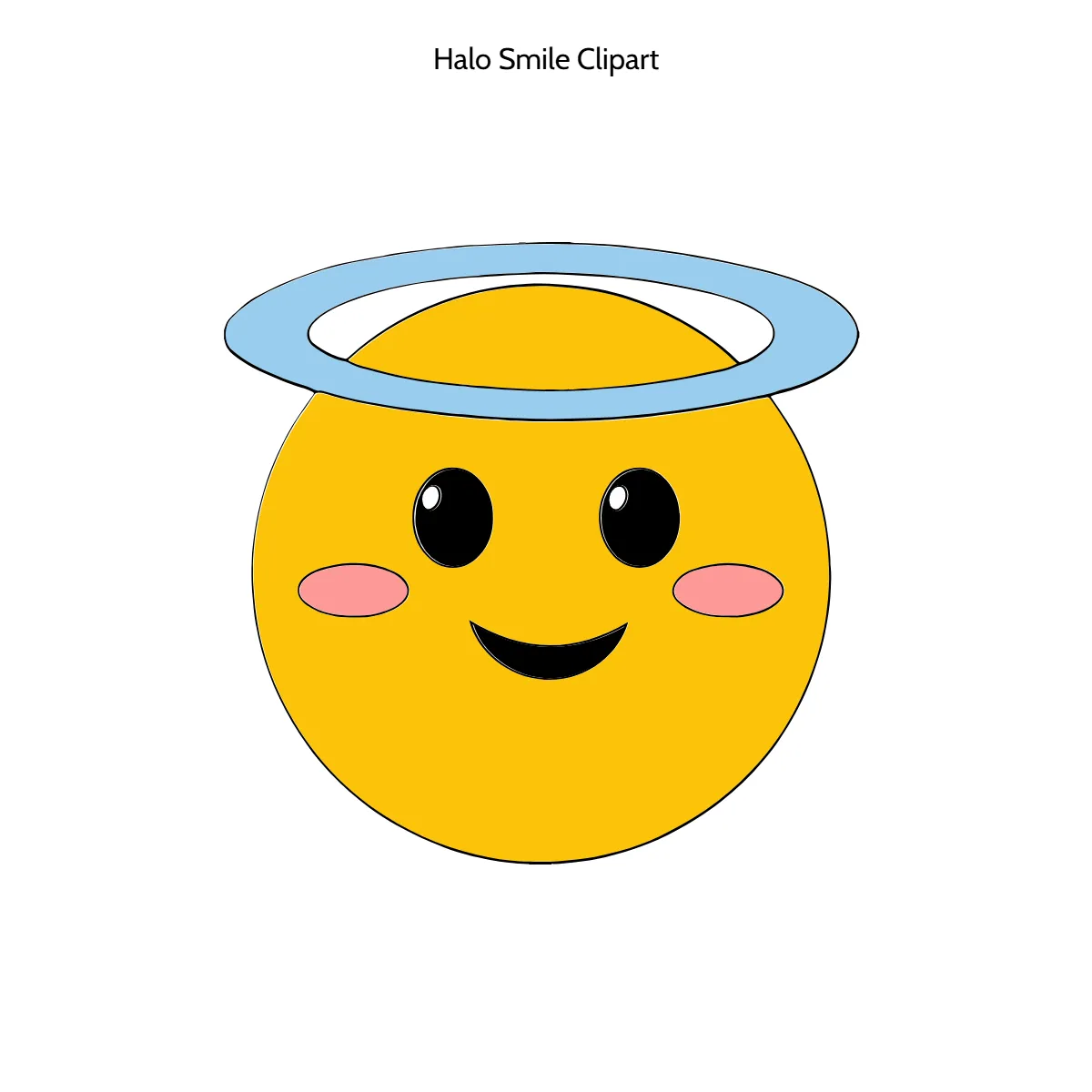 Free Halo Smile Clipart Template to Edit Online