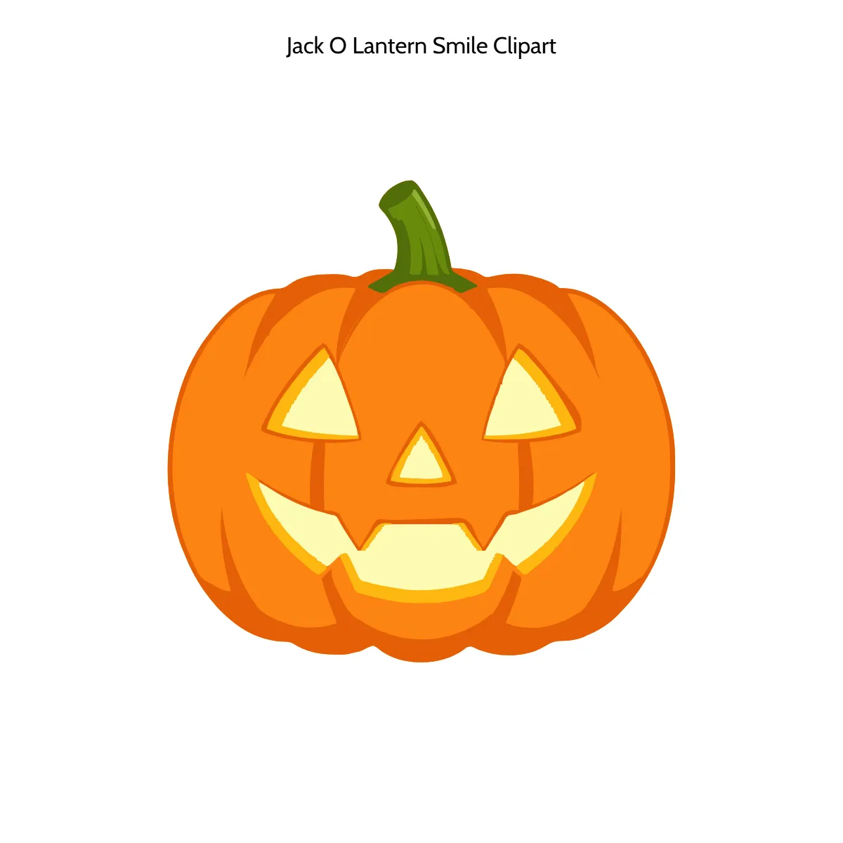 Free Jack O Lantern Smile Clipart Template to Edit Online