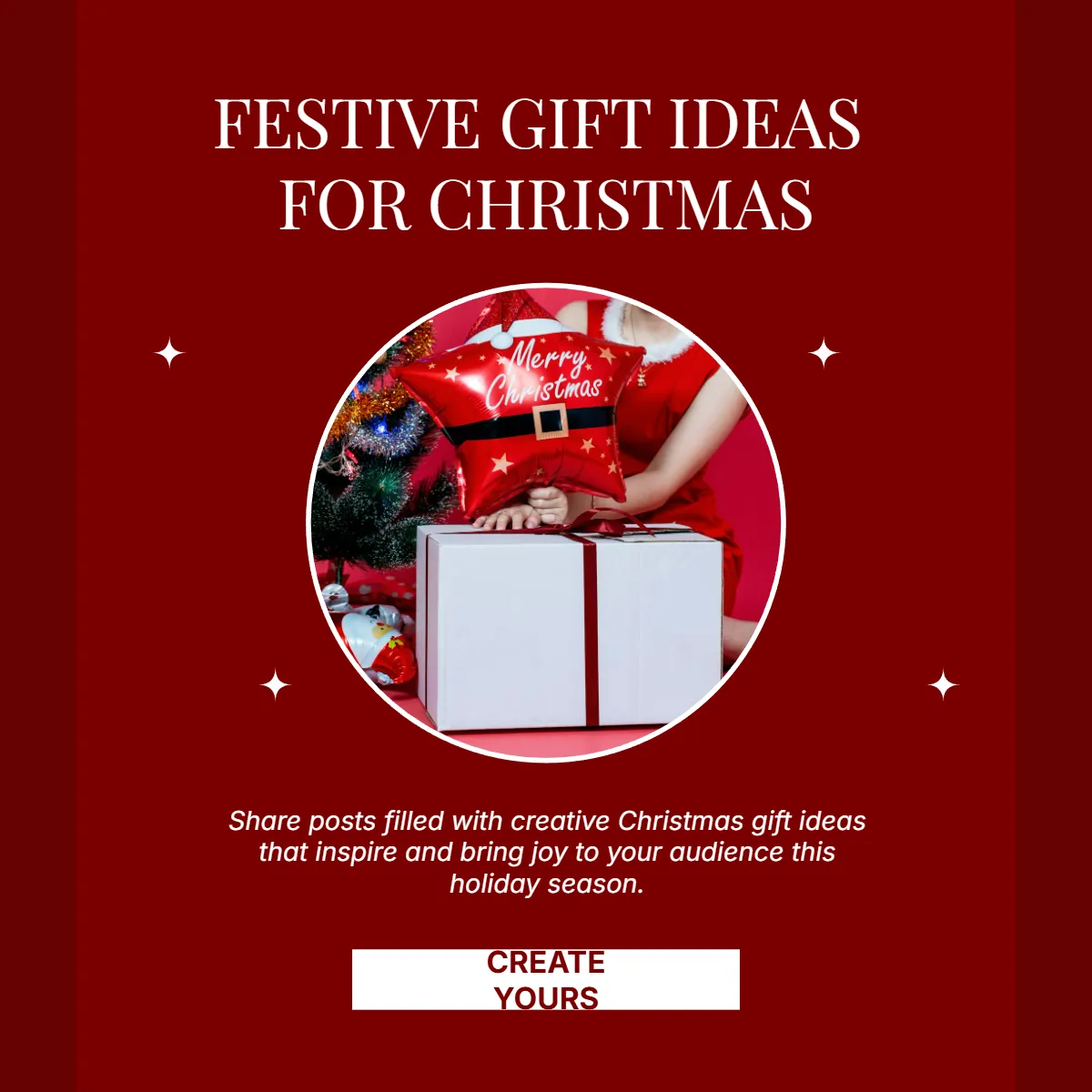 Free Presents Christmas Facebook Post Template to Edit Online Free Presents Christmas Facebook Post Template to Edit Online