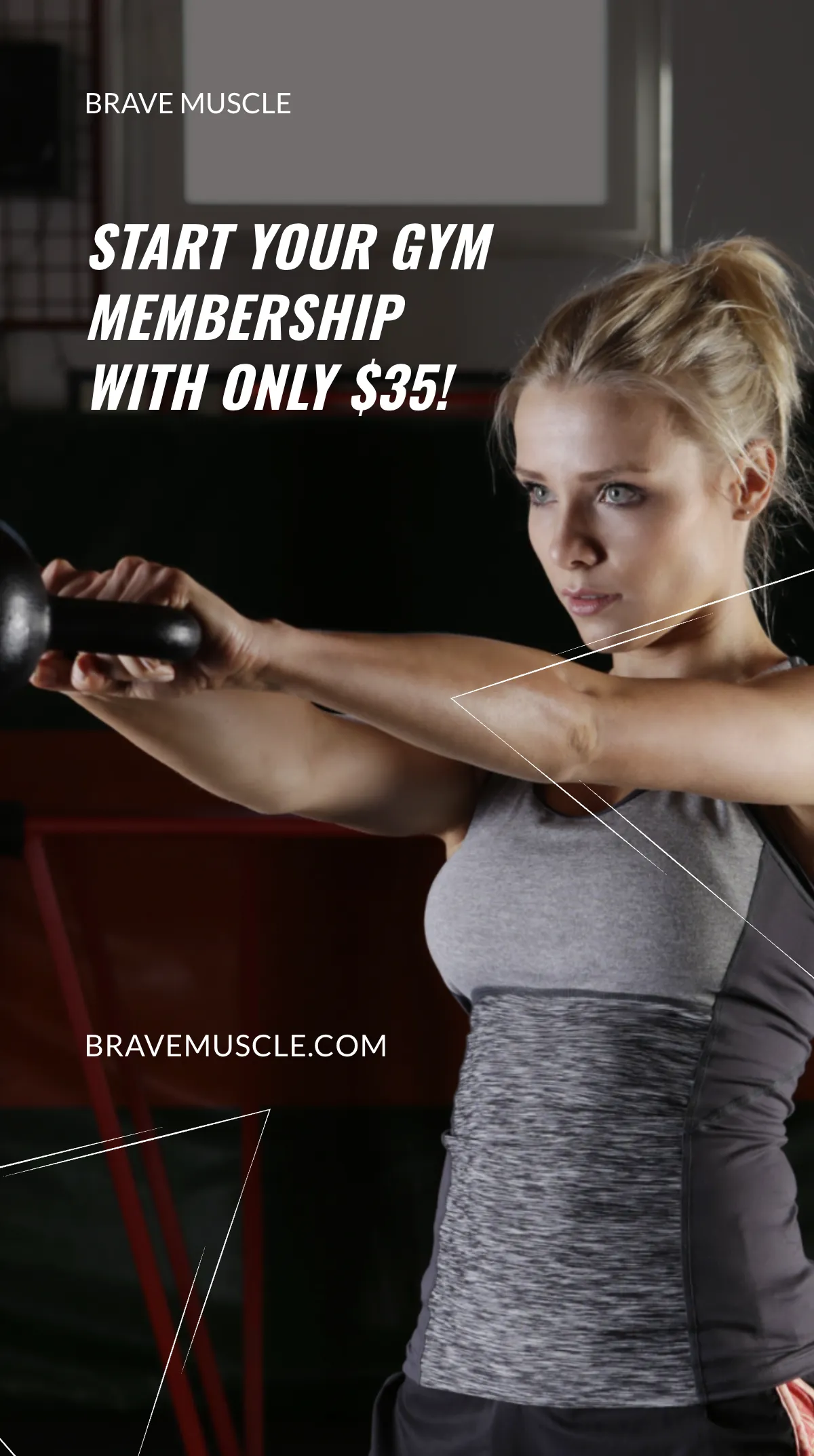 Free Fitness Promotion Instagram Story Template to Edit Online