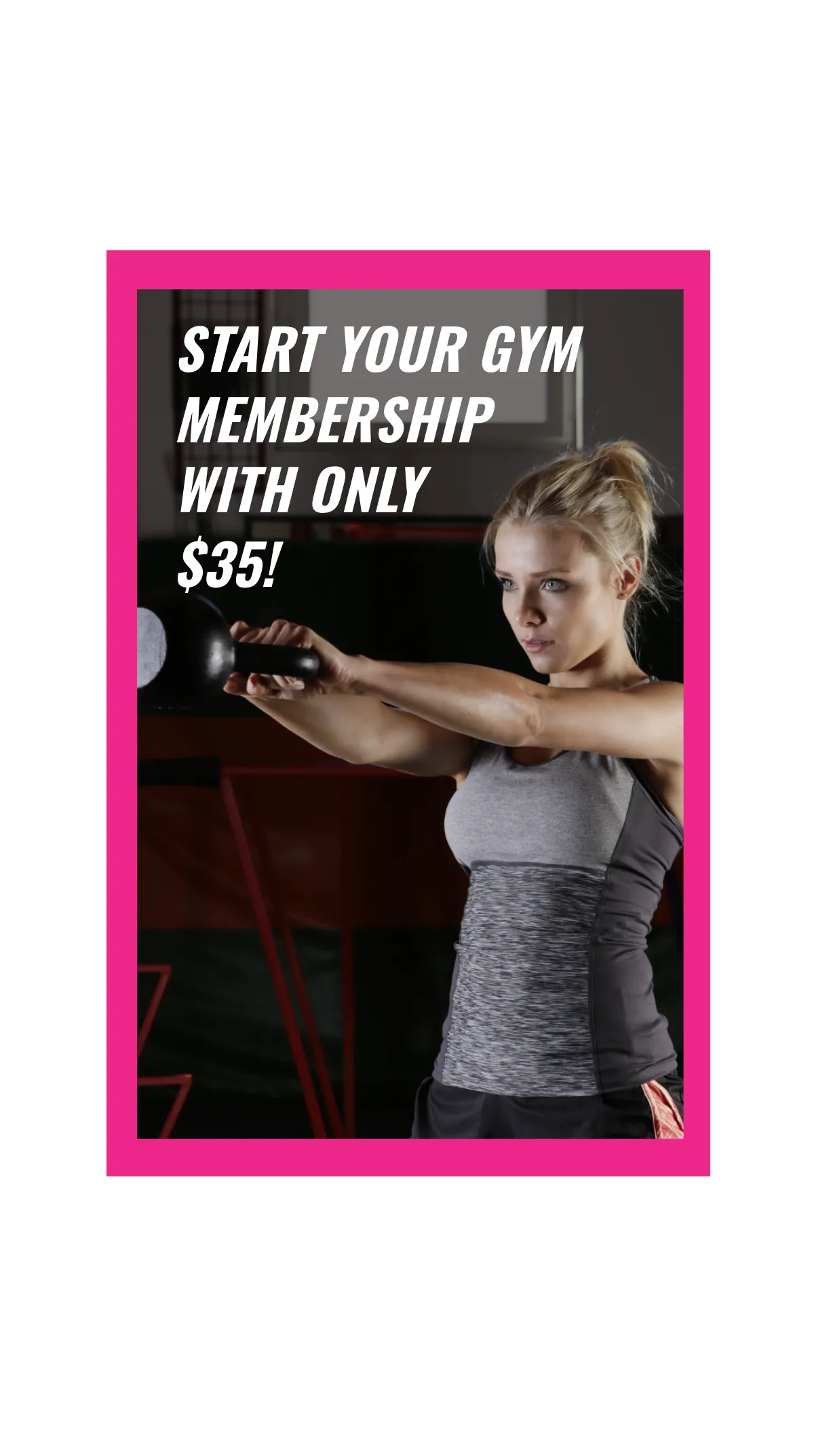 Free Fitness Promotion Instagram Story Template to Edit Online