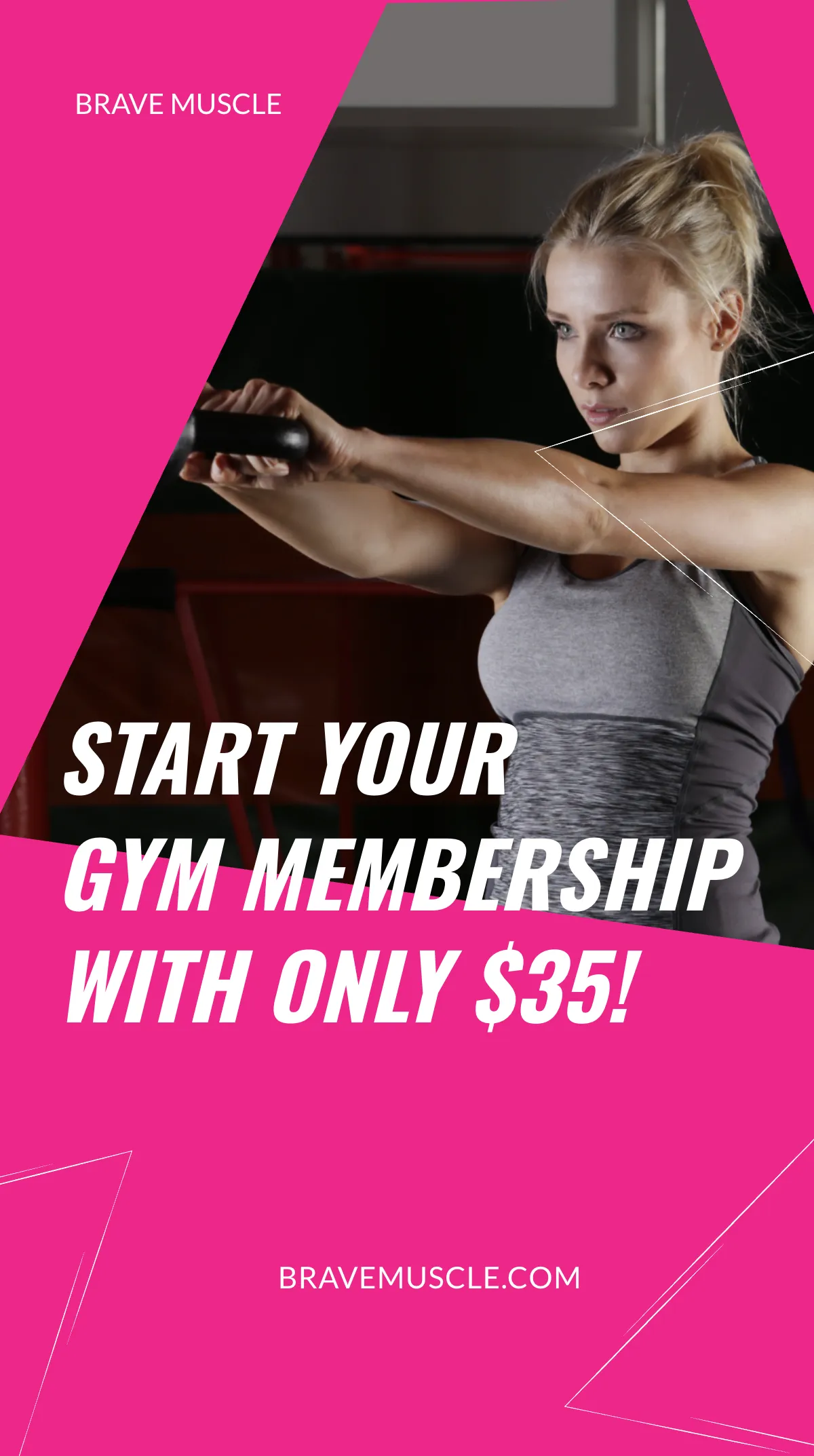 Free Fitness Promotion Instagram Story Template to Edit Online