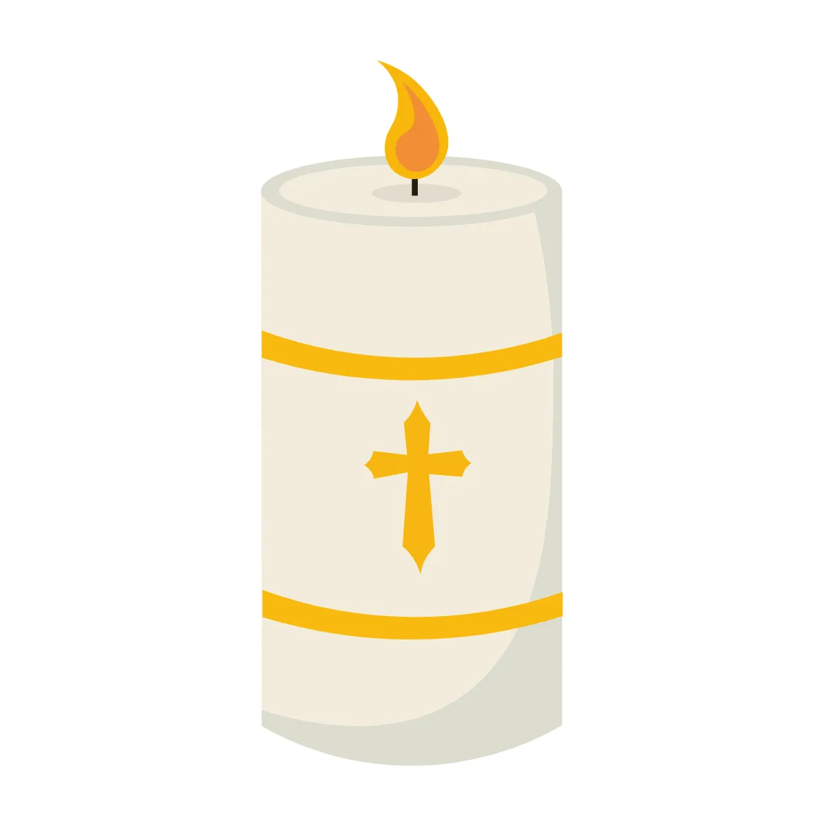 Free Church Candle Clipart Template to Edit Online