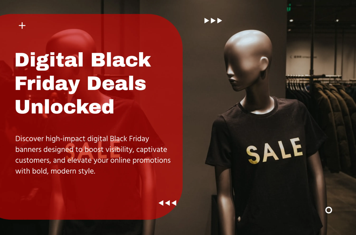 Free Digital Black Friday Banner Template to Edit Online