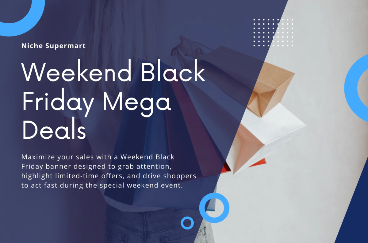 Free Fun Black Friday Banner Template to Edit Online