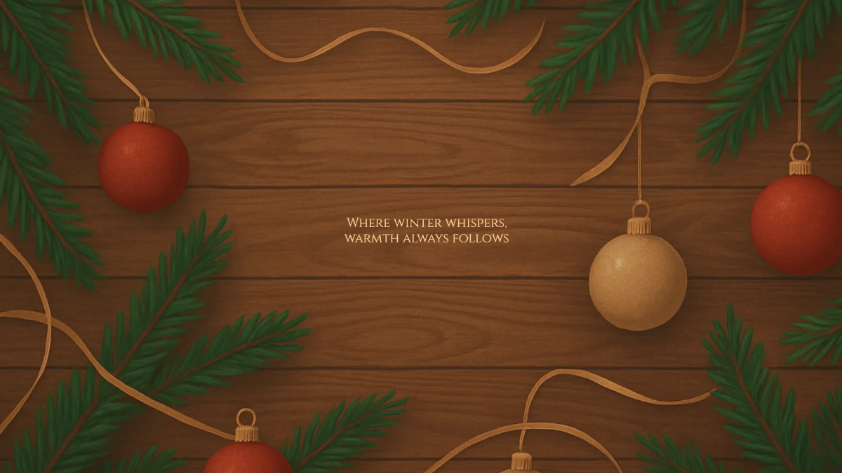 Free Cozy Tree Branch Desktop Wallpaper Template to Edit Online