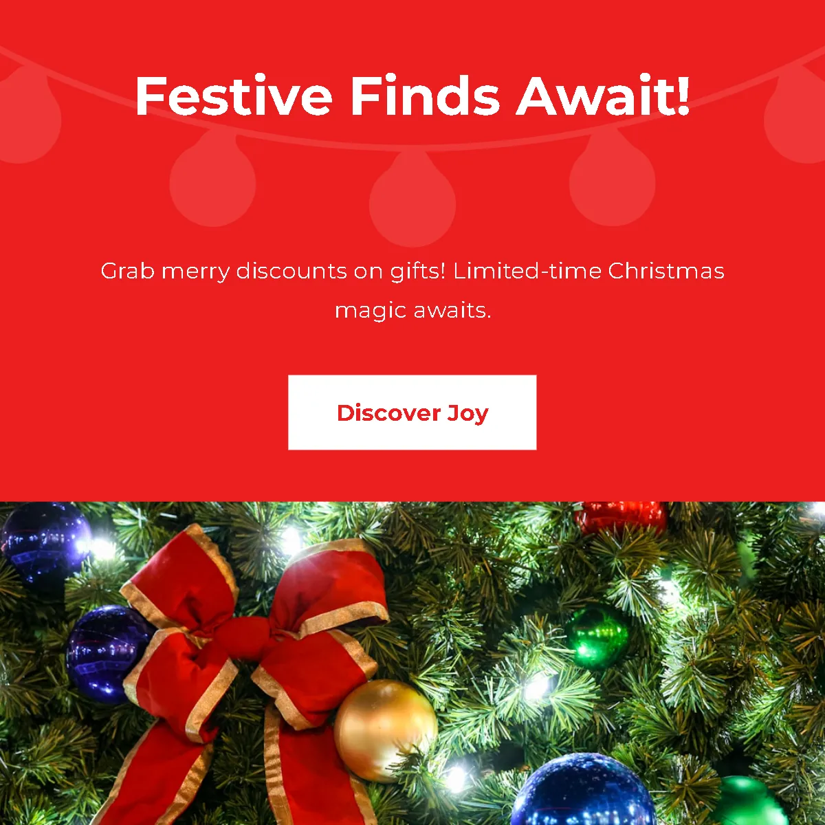 Free Product Christmas Facebook Post Template to Edit Online