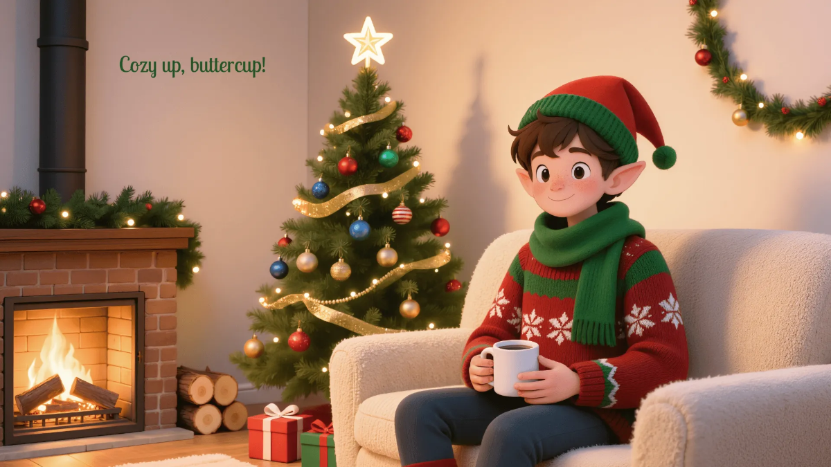 Free Cozy Christmas Eve Background Template to Edit Online