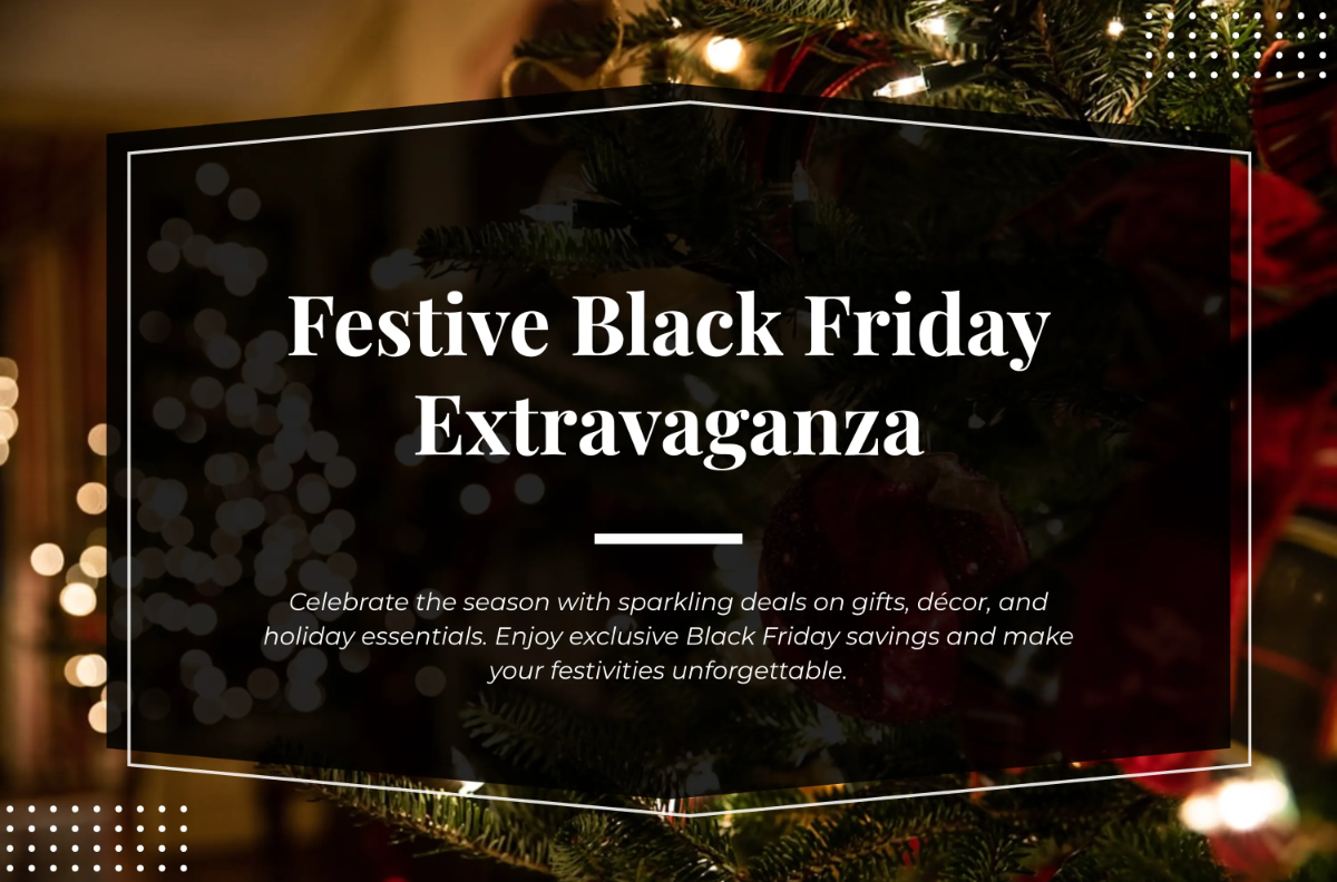 Free Festive Black Friday Banner Template to Edit Online