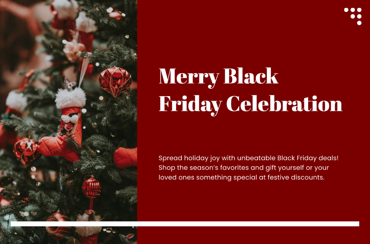 Free Merry Black Friday Banner Template to Edit Online
