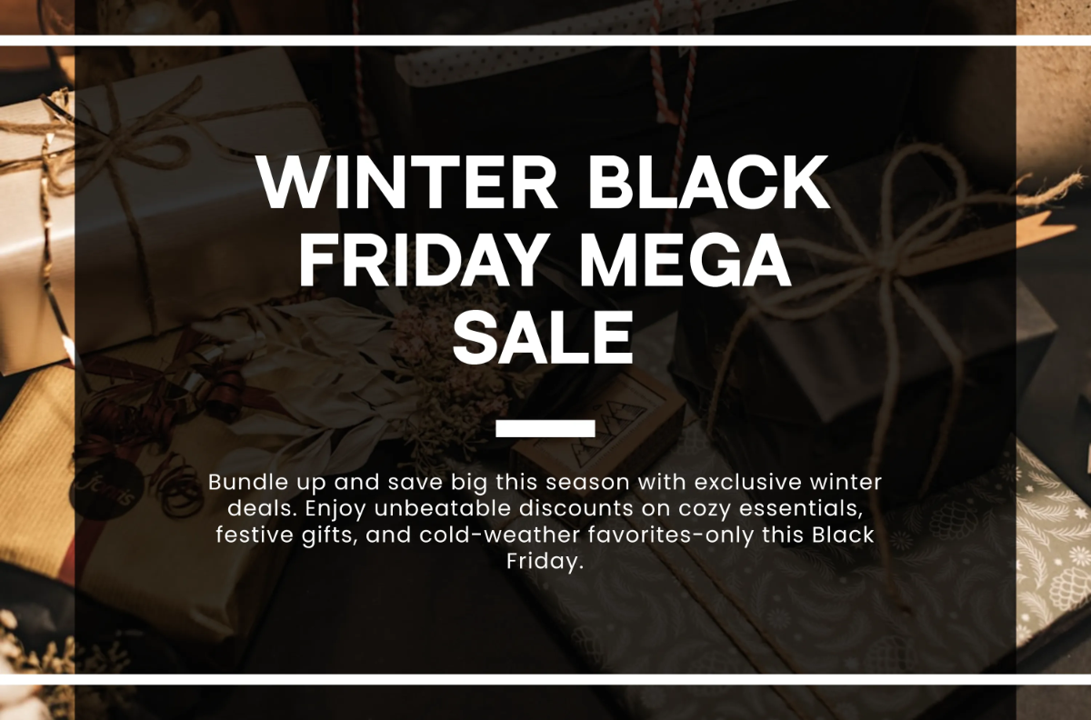 Free Winter Black Friday Banner Template to Edit Online