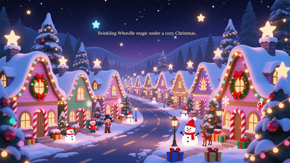 Free Christmas Eve Scene Background Template to Edit Online