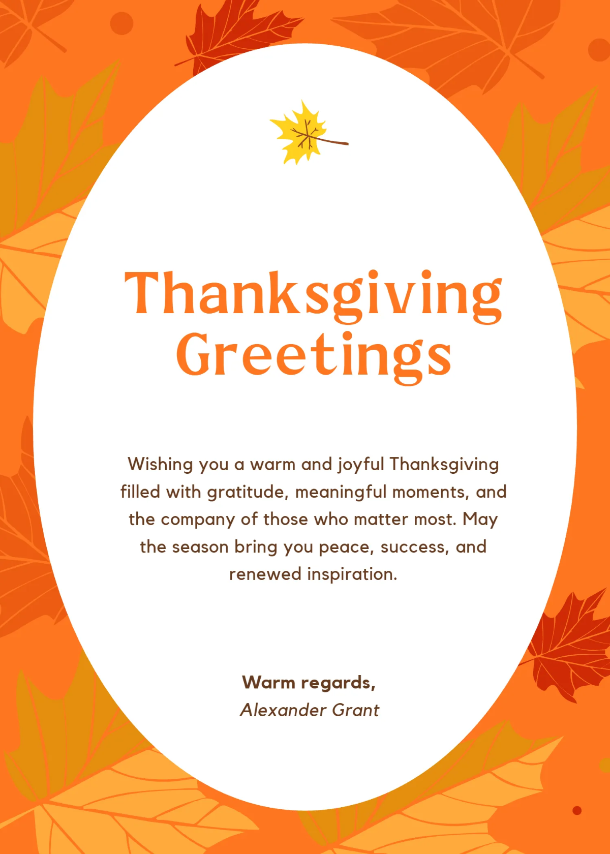 Free Professional Thanksgiving Wishes Template to Edit Online Free Professional Thanksgiving Wishes Template to Edit Online