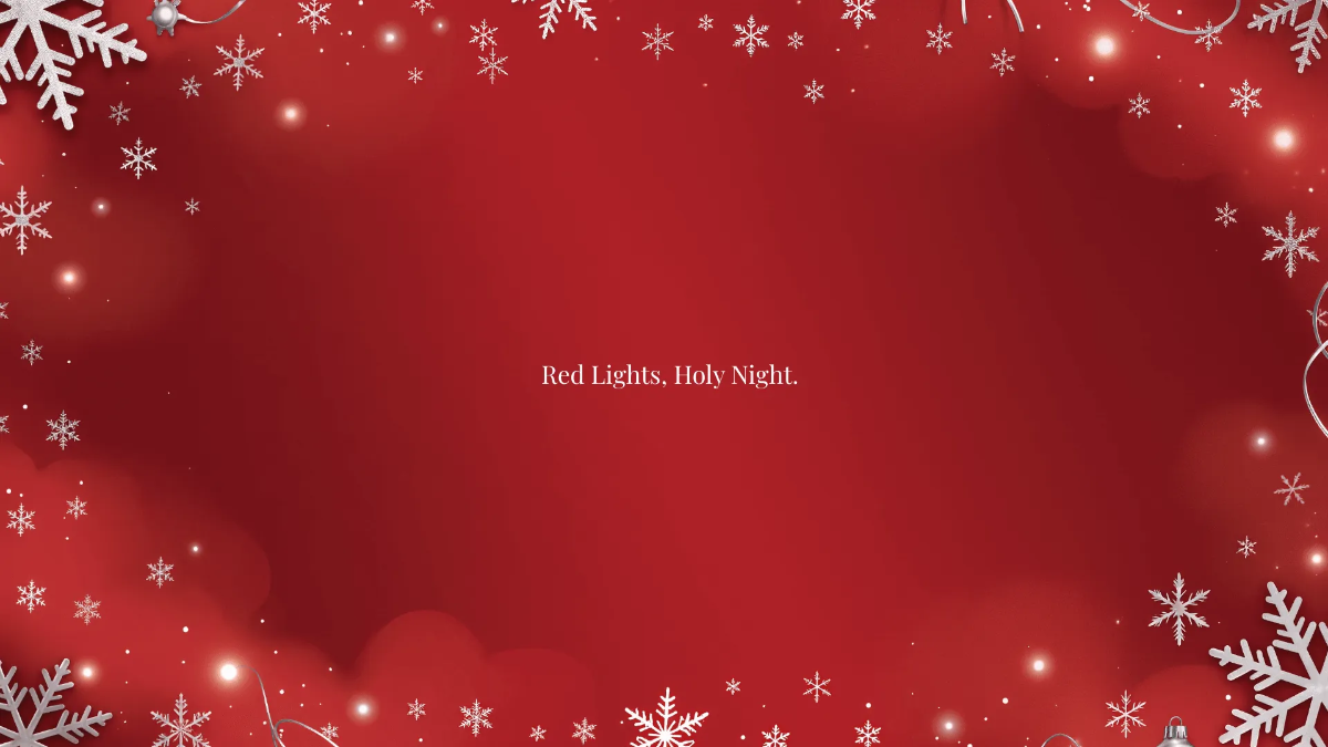 Free Christmas Eve Red Background Template to Edit Online