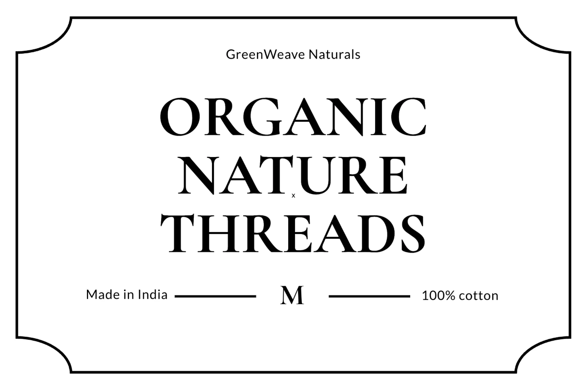 Free Organic Clothing Label Template to Edit Online