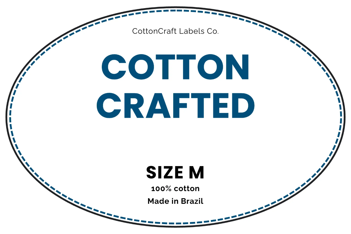 Free Custom Cotton Clothing Label Template to Edit Online