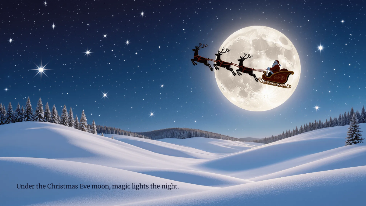 Free Moon Christmas Eve Background Template to Edit Online Free Moon Christmas Eve Background Template to Edit Online