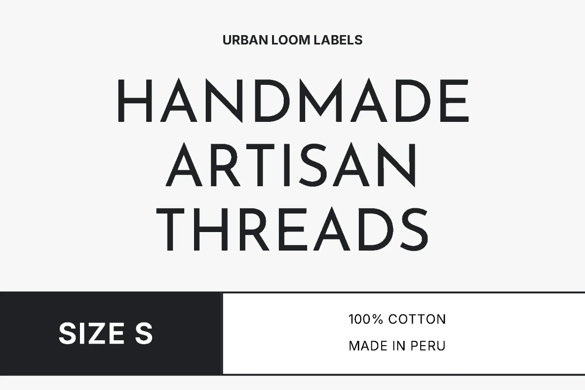 Free Handmade Clothing Label Template to Edit Online