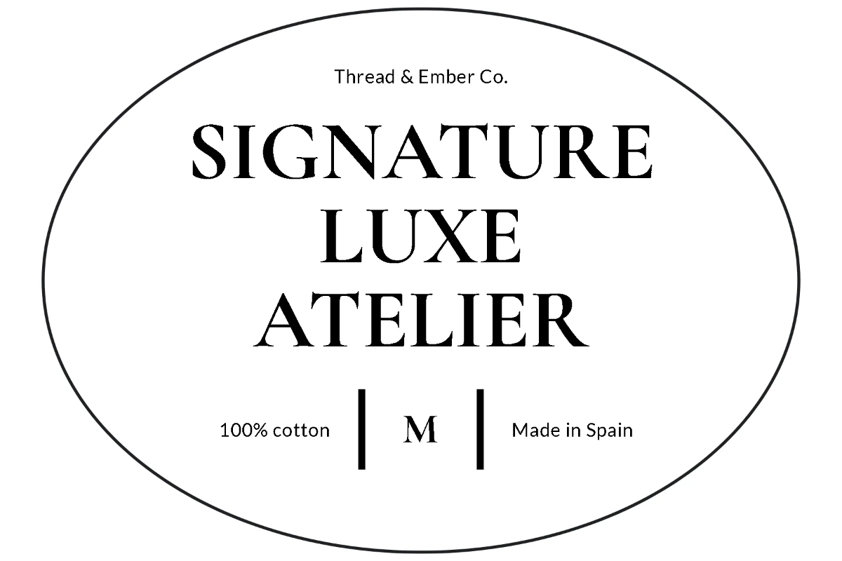 Free Signature Clothing Label Template to Edit Online