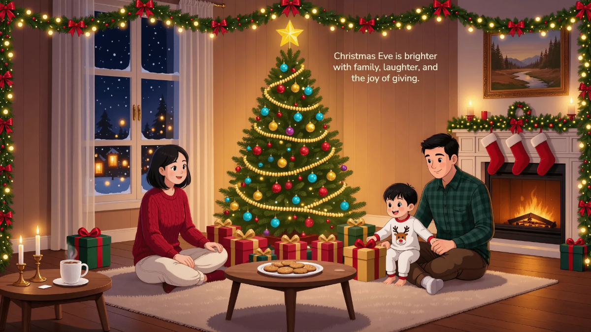 Free Family Christmas Eve Background Template to Edit Online Free Family Christmas Eve Background Template to Edit Online