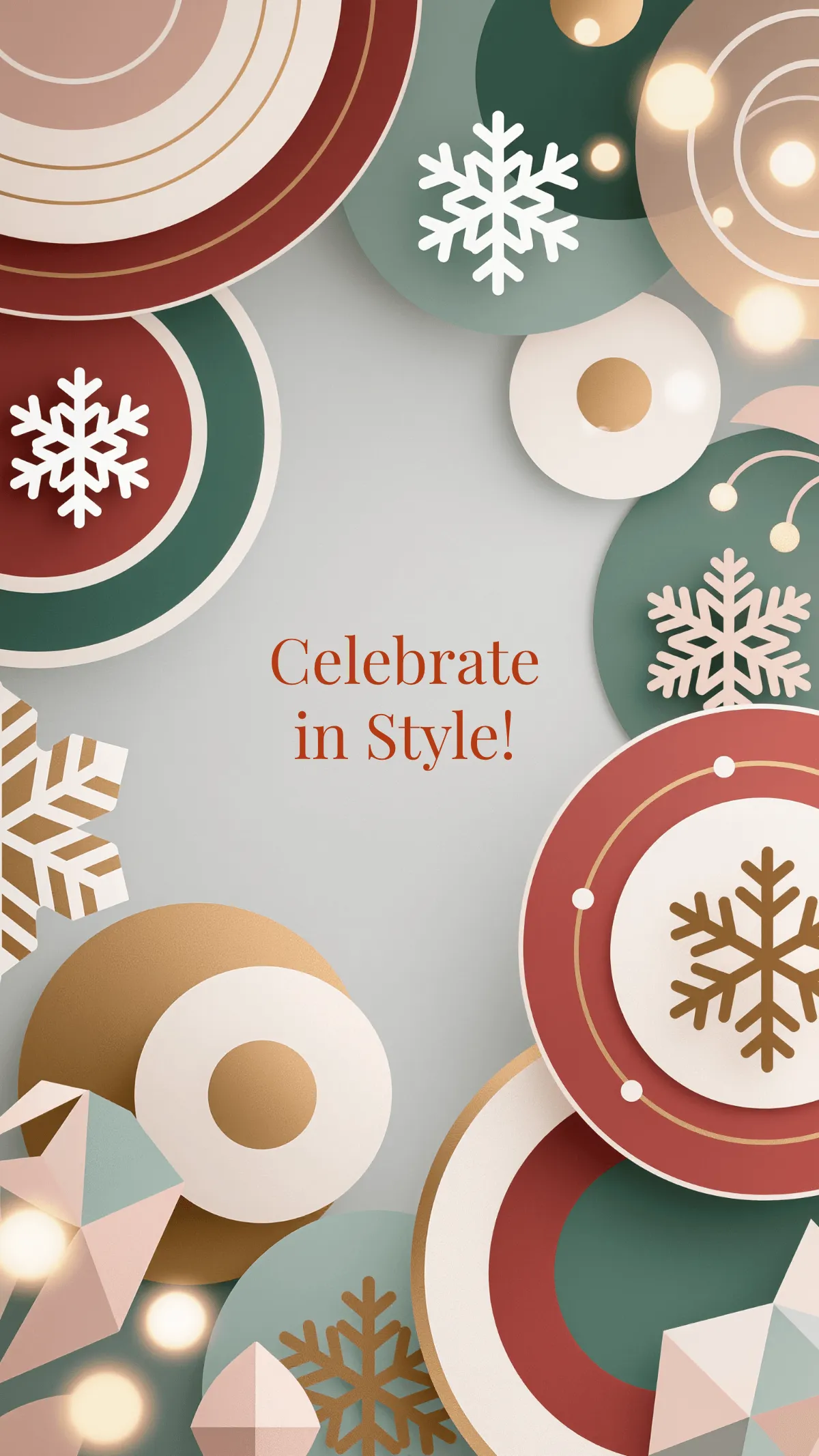 Free Modern Holiday Mobile Wallpaper Template to Edit Online