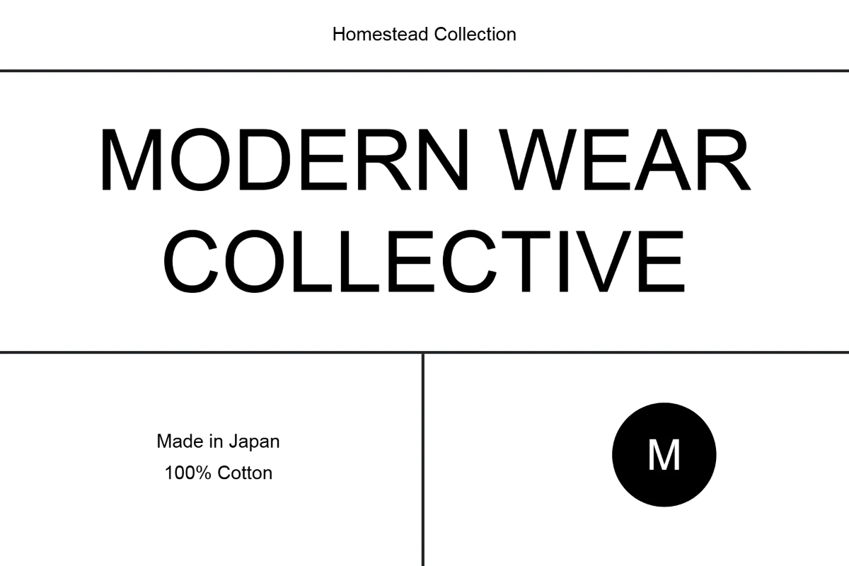 Free Modern Clothing Label Template to Edit Online
