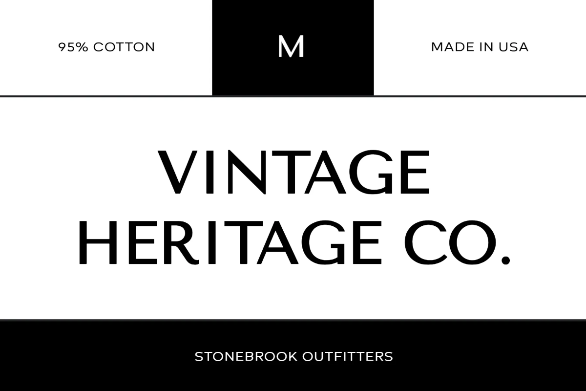 Free Vintage Clothing Label Template to Edit Online