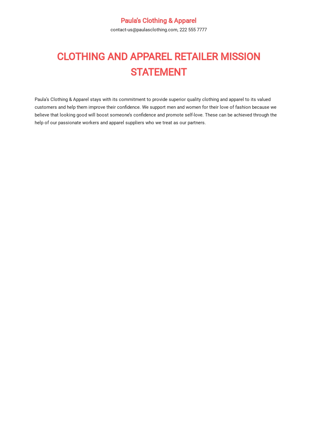 Free Mission Statement Templates, 96+ Download