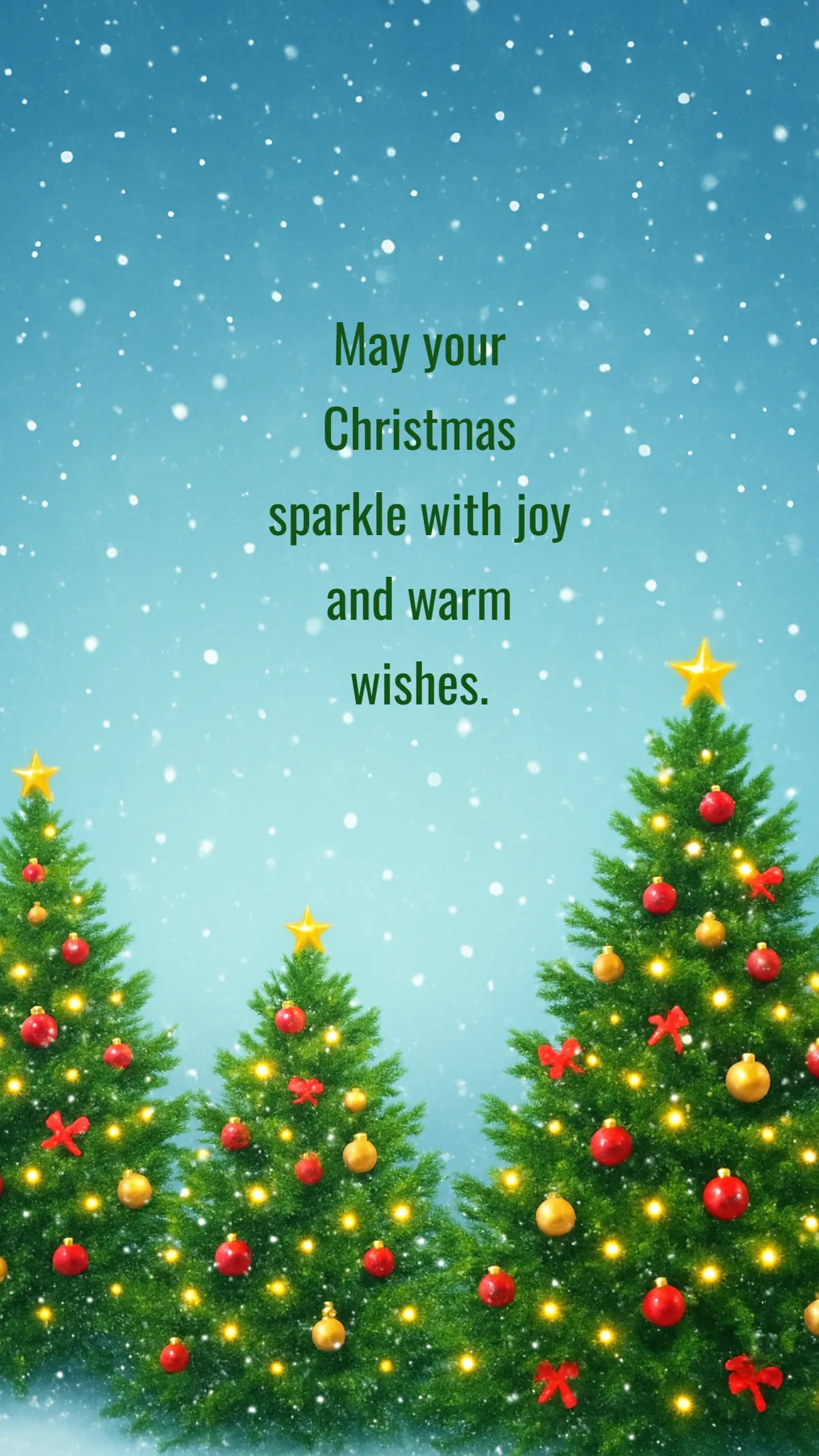 Free Festive Tree Mobile Wallpaper Template to Edit Online