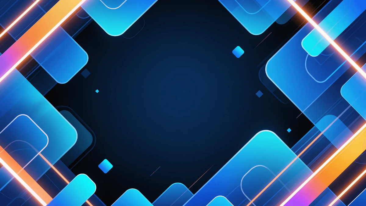 Free Neon Geometric Background Template to Edit Online