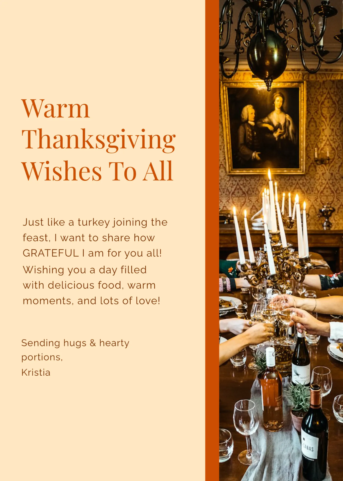 Free Team Thanksgiving Wishes Template to Edit Online Free Team Thanksgiving Wishes Template to Edit Online
