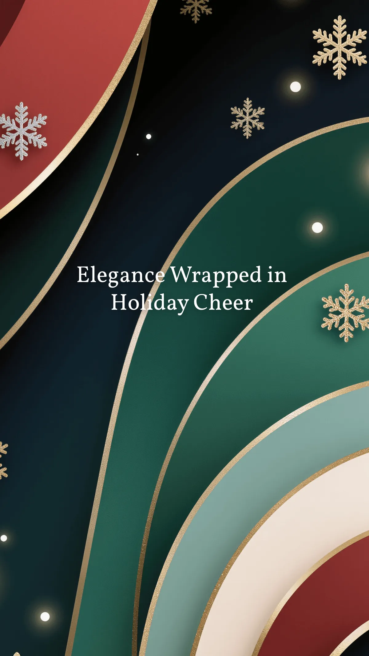 Free Elegant Christmas Mobile Wallpaper Template to Edit Online