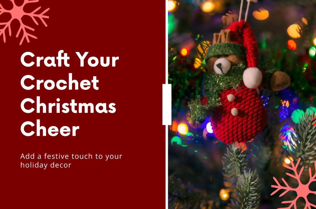 Free Crochet Christmas Banner Template to Edit Online