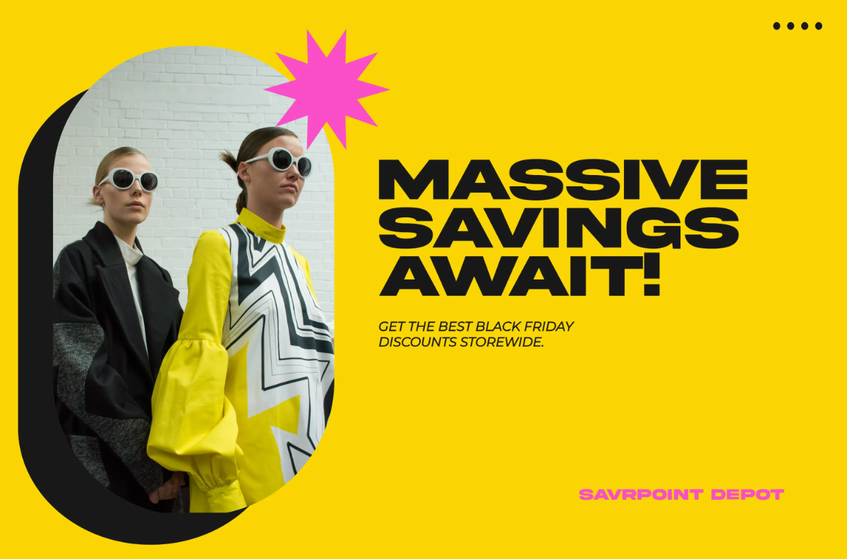 Free Black Friday Saving Banner Template to Edit Online