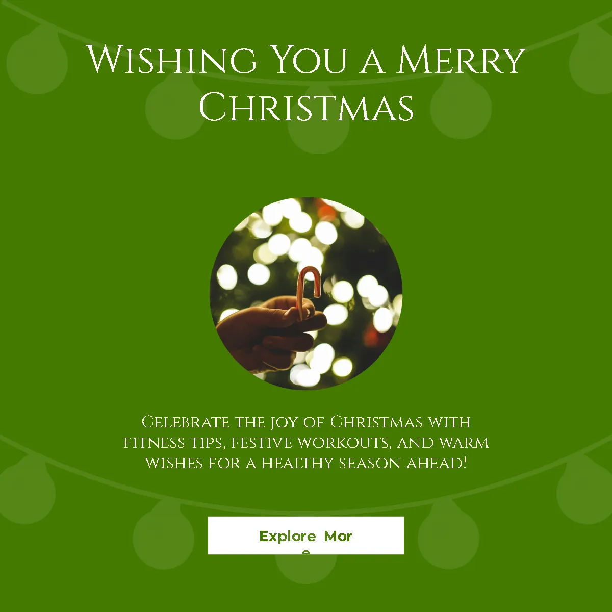 Free Twinkling Lights Facebook Post Template to Edit Online