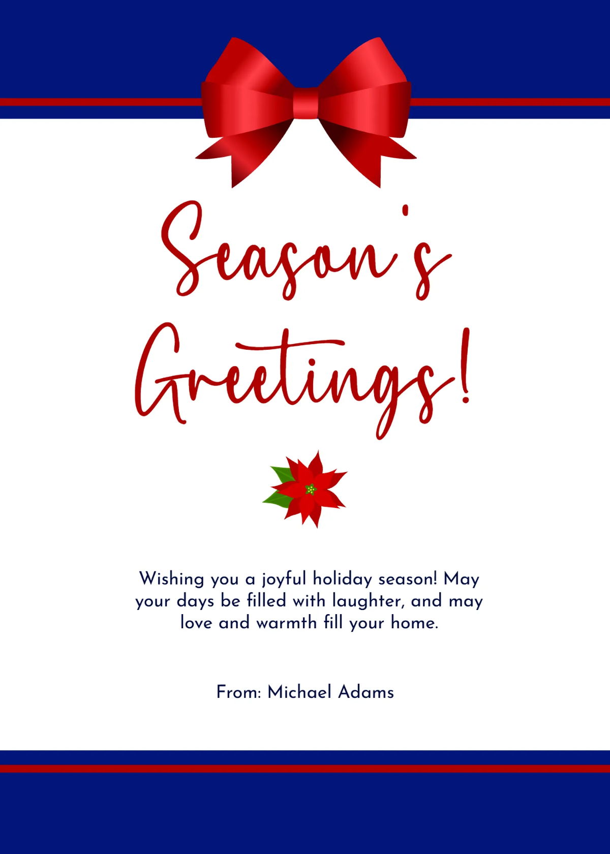 Free Employee Christmas Wishes Template to Edit Online Free Employee Christmas Wishes Template to Edit Online