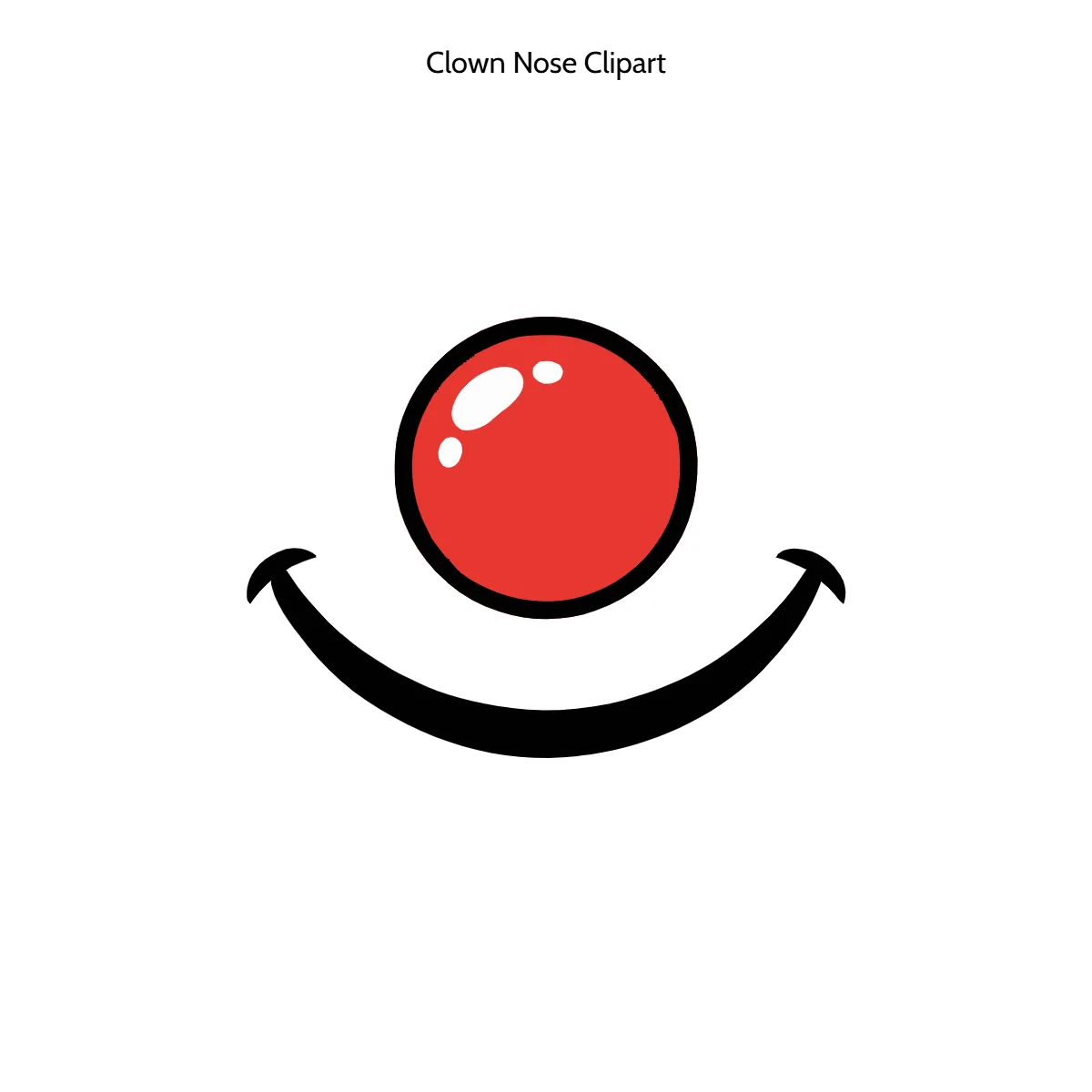 Free Clown Nose Vector Clipart (PNG, SVG) to Edit Online