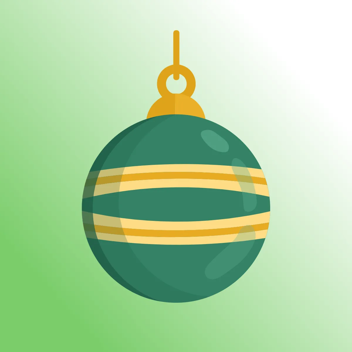Free Christmas Bauble Decor Clipart Template to Edit Online