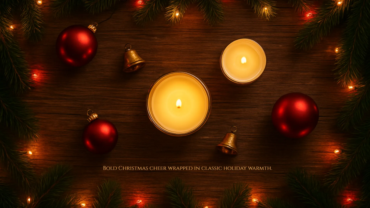 Free Red Christmas Aesthetic Background to Edit Online
