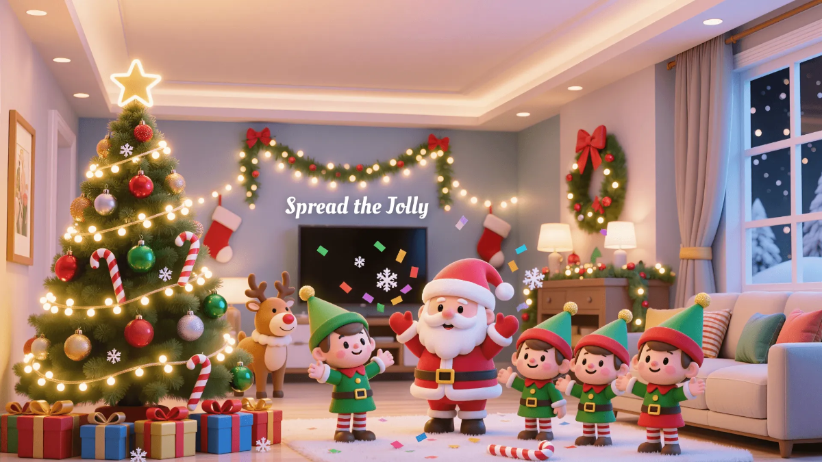 Free Cartoon Christmas Eve Background Template to Edit Online Free Cartoon Christmas Eve Background Template to Edit Online