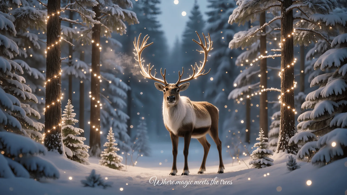 Free Christmas Eve Forest Background Template to Edit Online Free Christmas Eve Forest Background Template to Edit Online