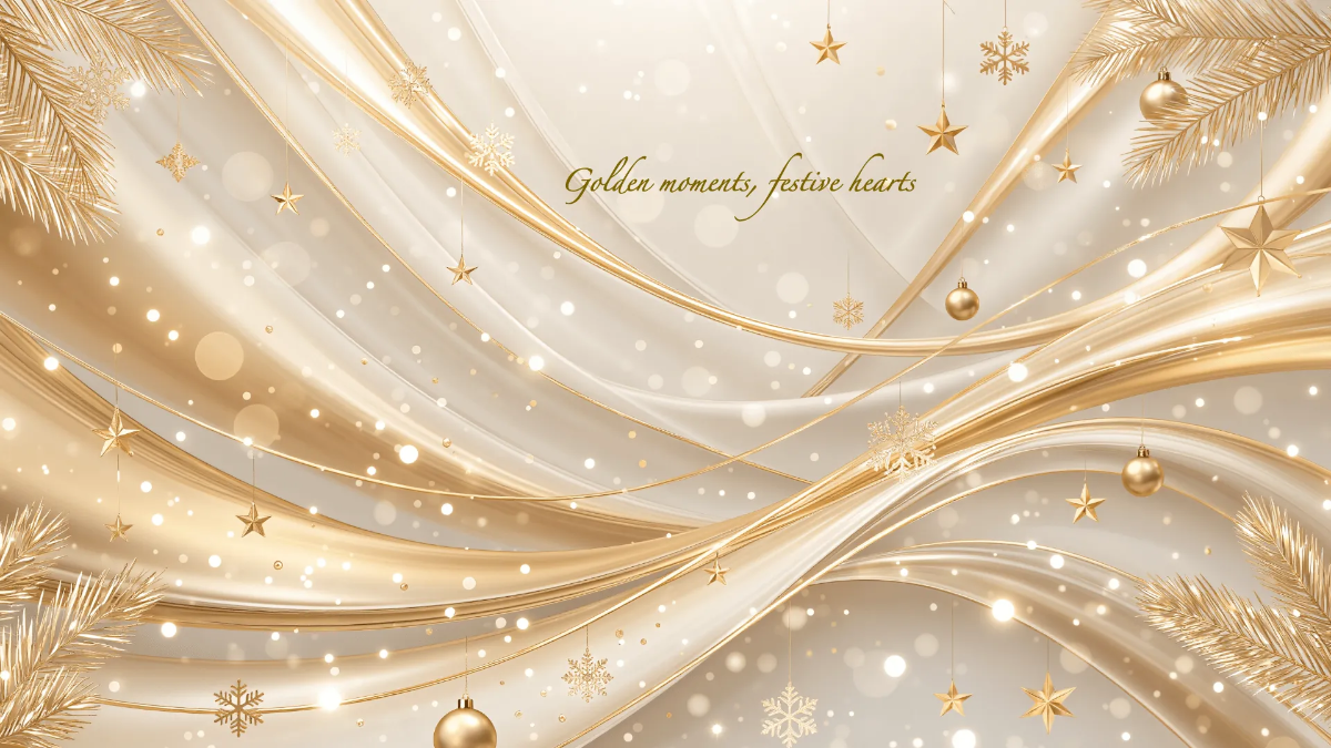Free Gold Christmas Aesthetic Background Template to Edit Online Free Gold Christmas Aesthetic Background Template to Edit Online