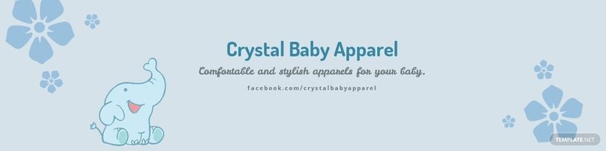 Free Baby Apparel Etsy Banner Template