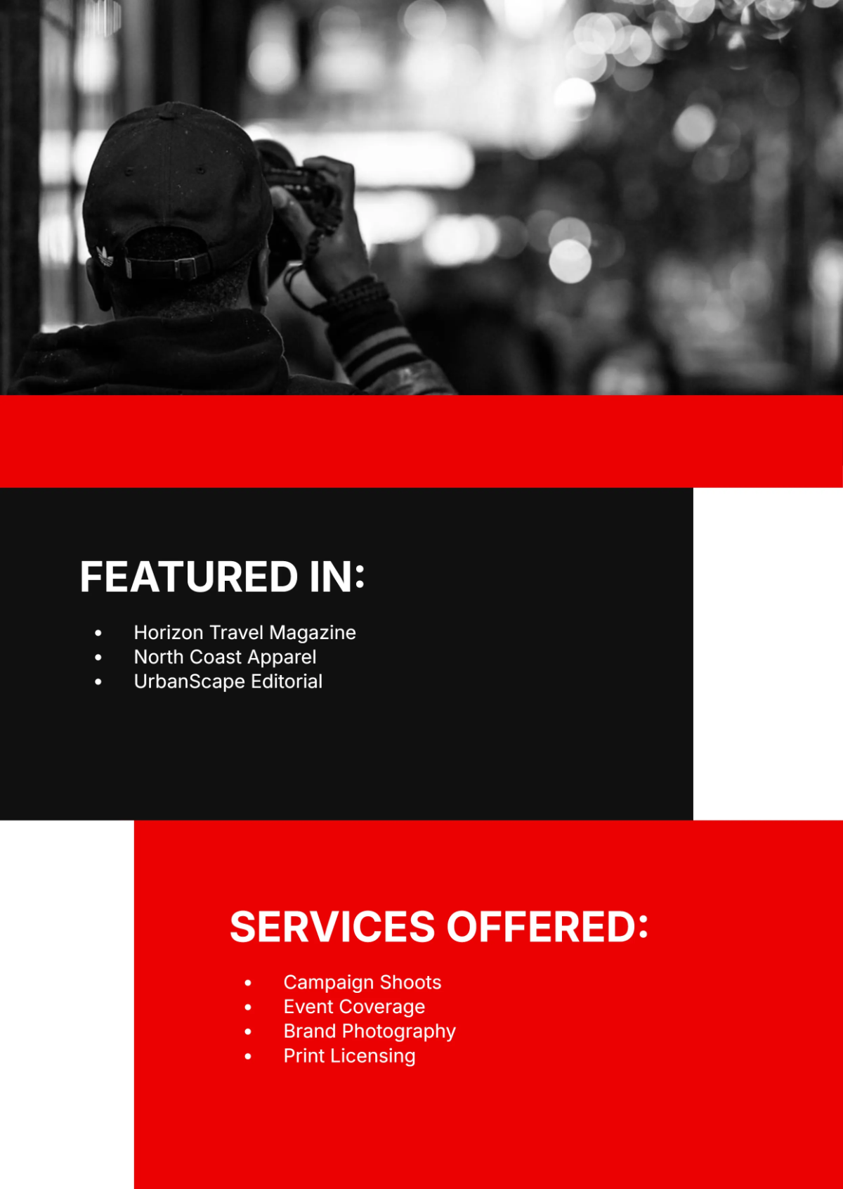 Free Printable Media Kit Template to Edit Online