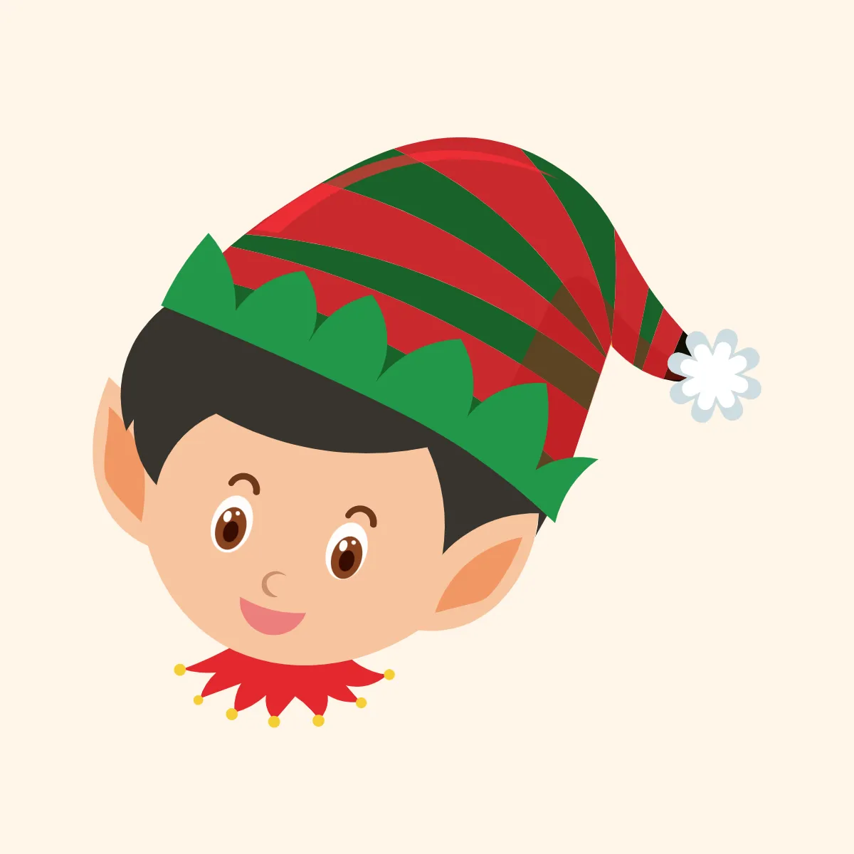 Free Cute Elf Illustration Clipart Template to Edit Online