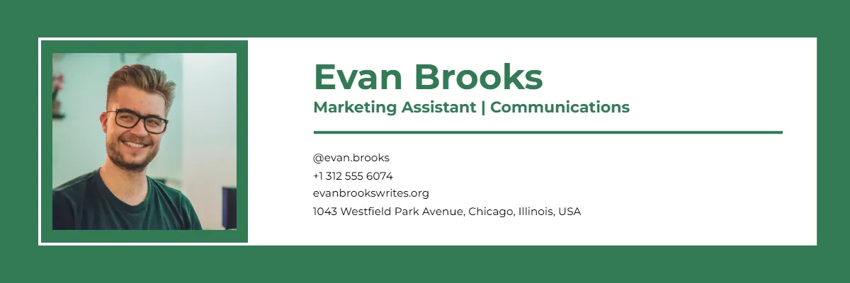 Free Simple Email Signature Template to Edit Online Free Simple Email Signature Template to Edit Online