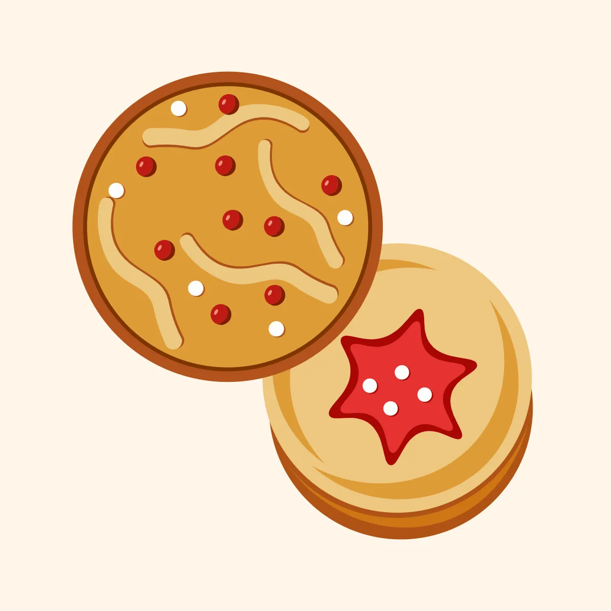 Free Holiday Cookies Label Clipart Template to Edit Online