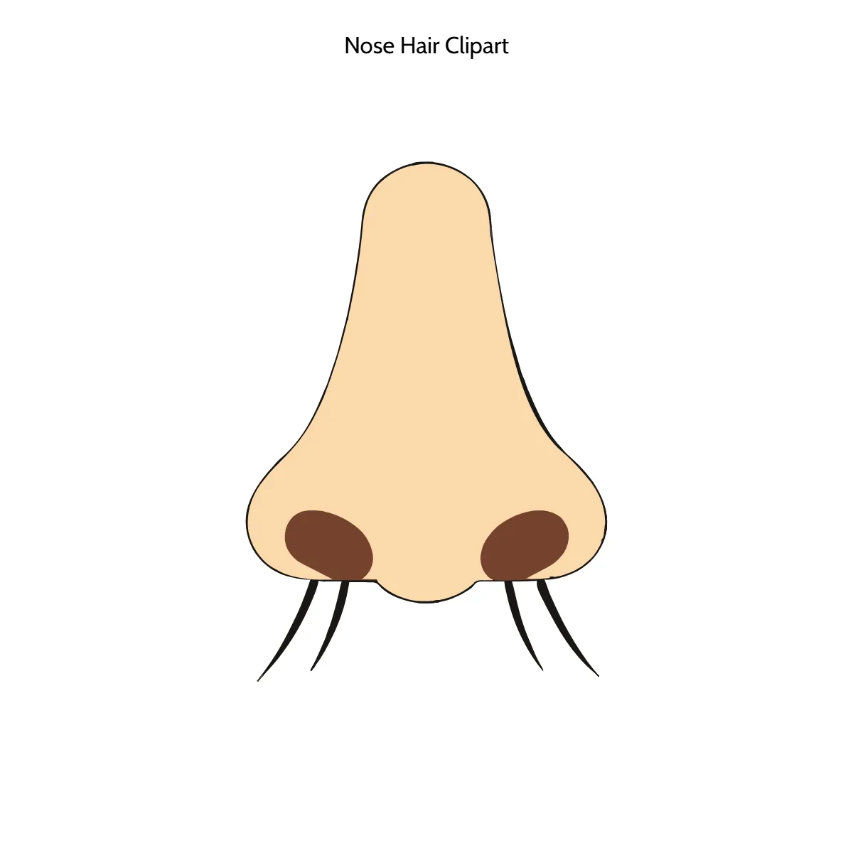Free Nose Hair Clipart Template to Edit Online